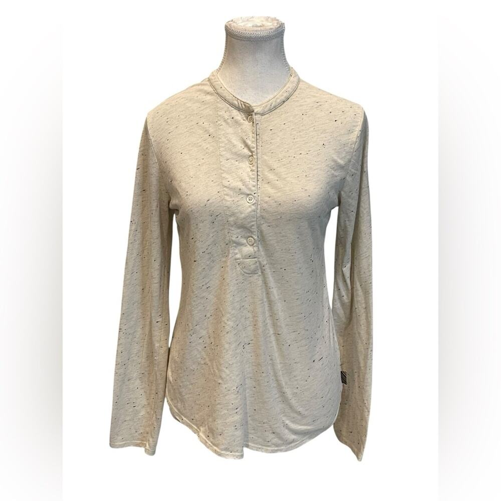 Billy Reid Ivory Shirt Size Small Cream Button-Up Top